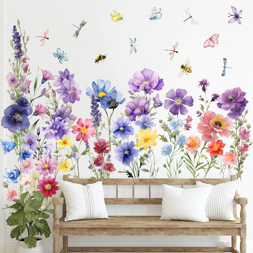 Pieces flowers wall - flowers,